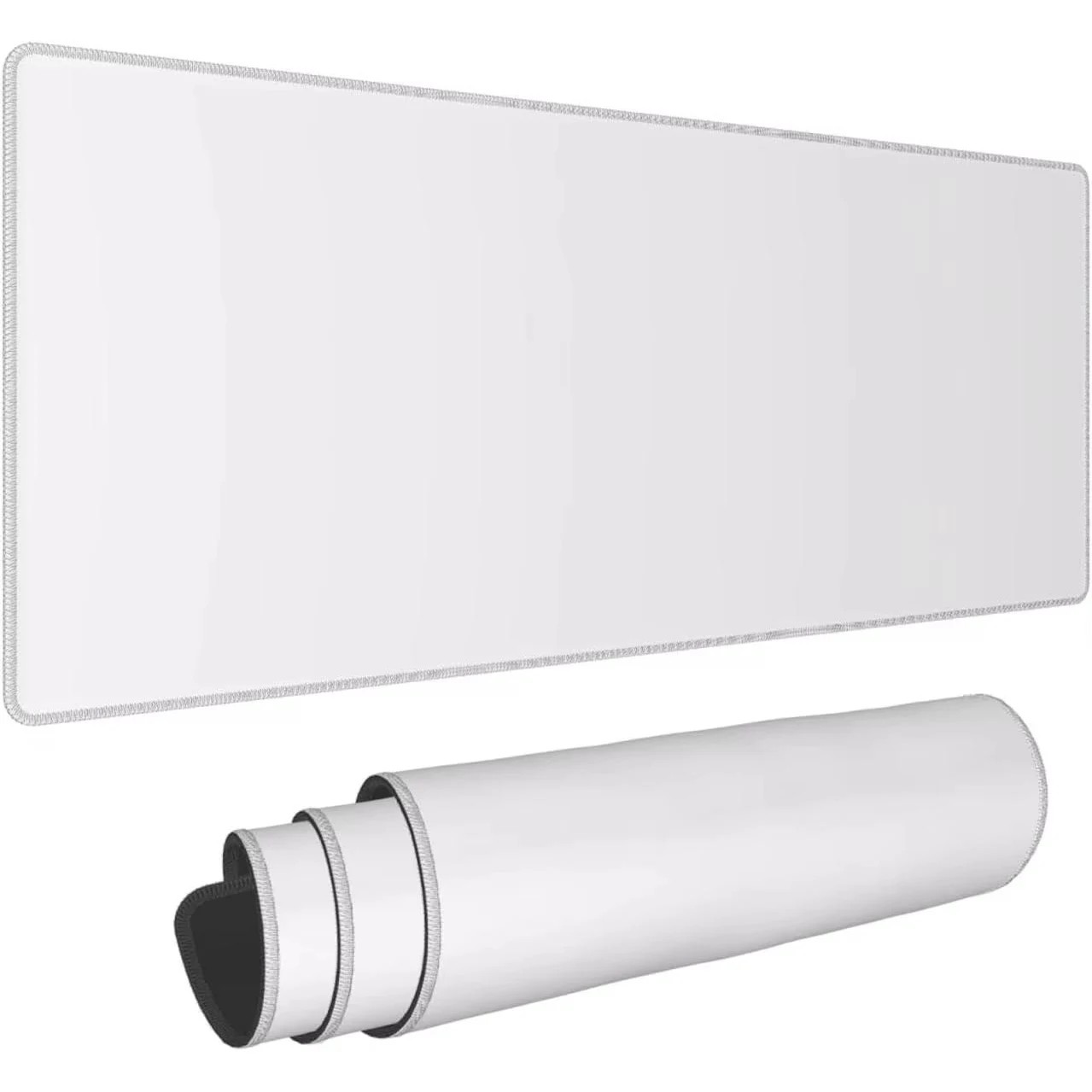 Gaming Accessories White - White Large Mouse Pad Carpet Simple
