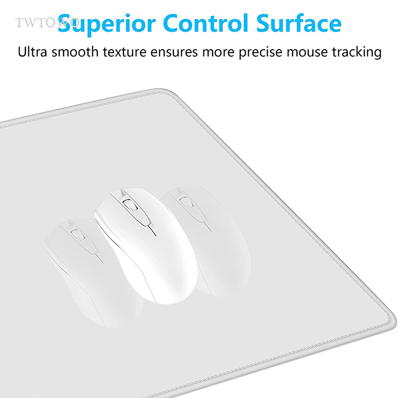 White Mouse Pad Gaming XL HD C - Gaming Accessories White recension och pris