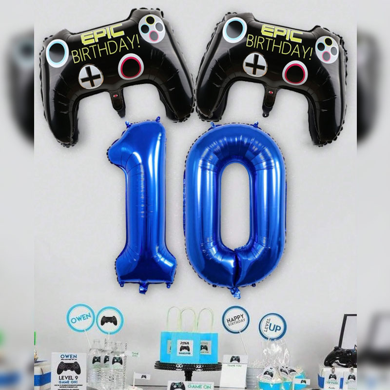 3pcs Video Game Party Supplies - Gaming Set Accessories recension och pris