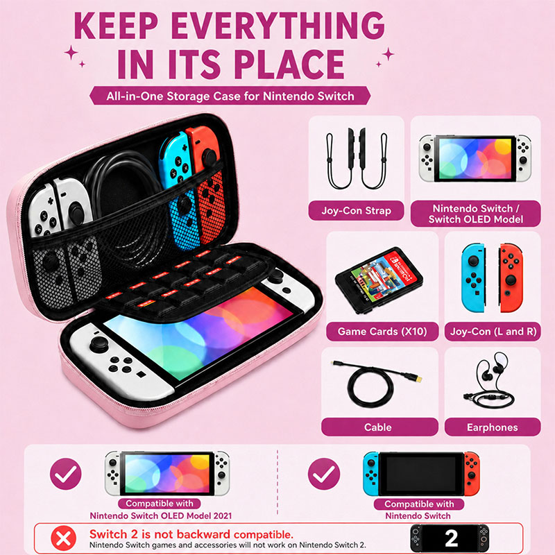 New Fashionable Storage Bags W - Gaming Accessories Bag recension och pris