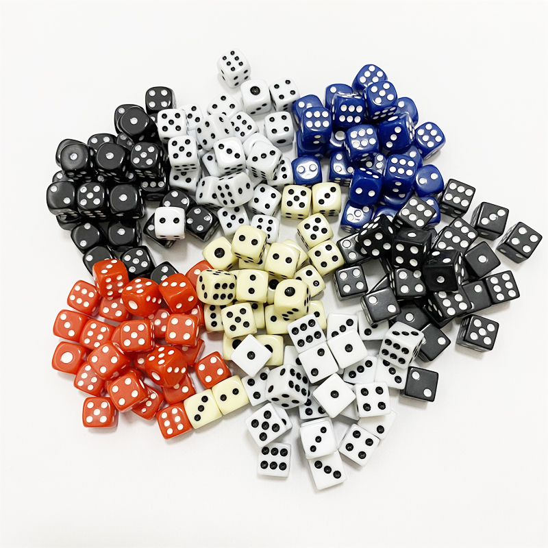 50 Piece 10mm Acrylic Square P - Gaming Accessories White recension och pris