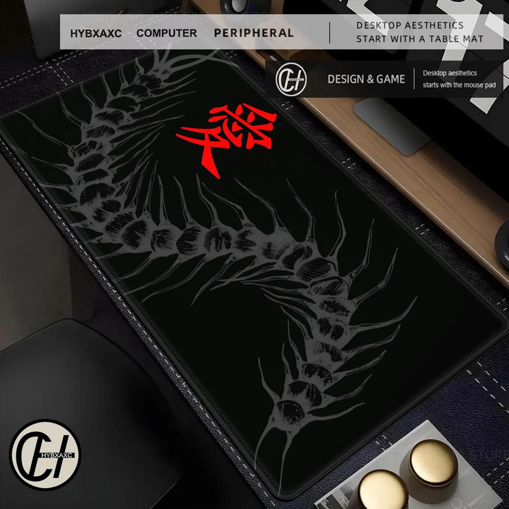 Black White Gothic Mouse Pad L - Gaming Accessories White recension och pris