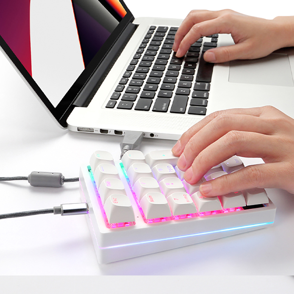 K24Pro 21Keys Number Pad Mecha - Keyboard Numpad Separate recension och pris