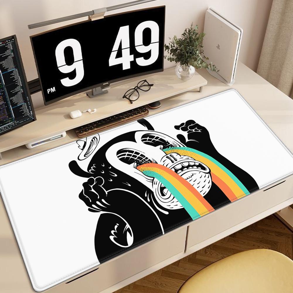 Japan Kawaii Deskmat Rubrehose - Gaming Accessories White recension och pris