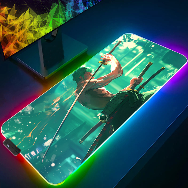 ONE PIECE Zoro Mouse Pad RGB G - Gaming Accessories Tablet recension och pris