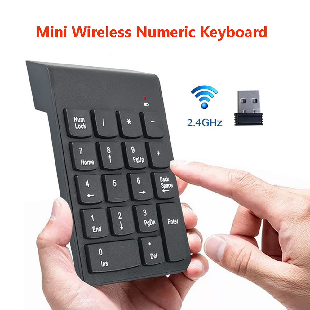 2.4GHz Mini Wireless Numeric K - Keyboard Numpad Separate recension och pris