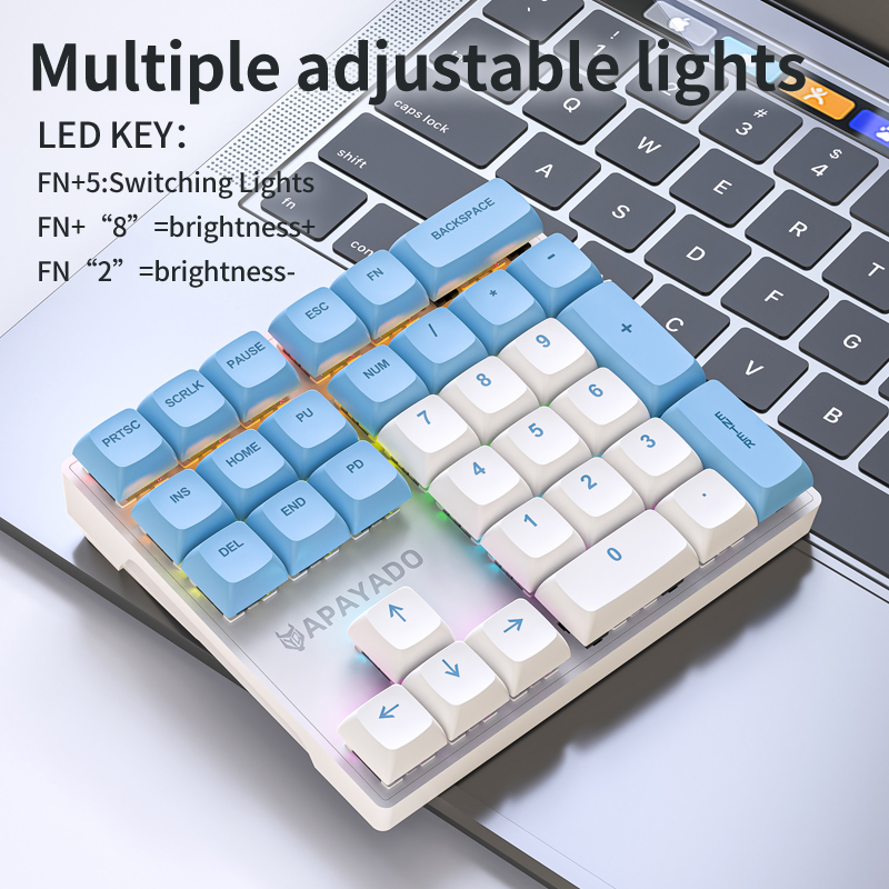 K33 Compact Mechanical Numpad, - Keyboard Numpad Separate recension och pris