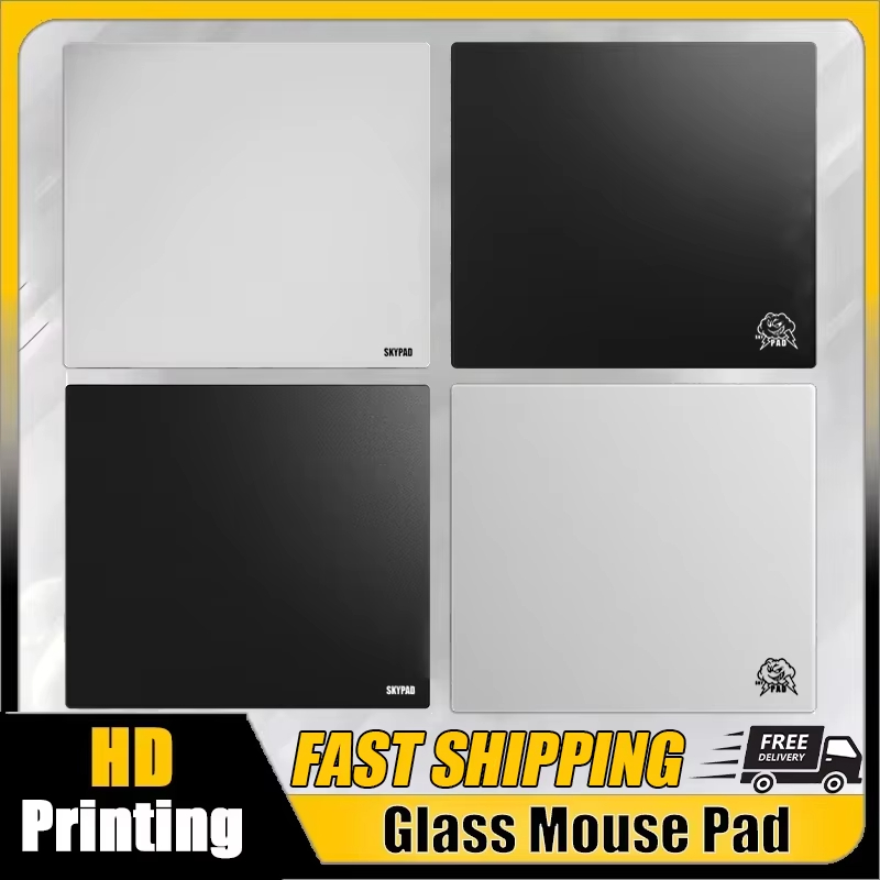Glass Gaming Mouse Pad Skypad  - Gaming Accessories White recension och pris