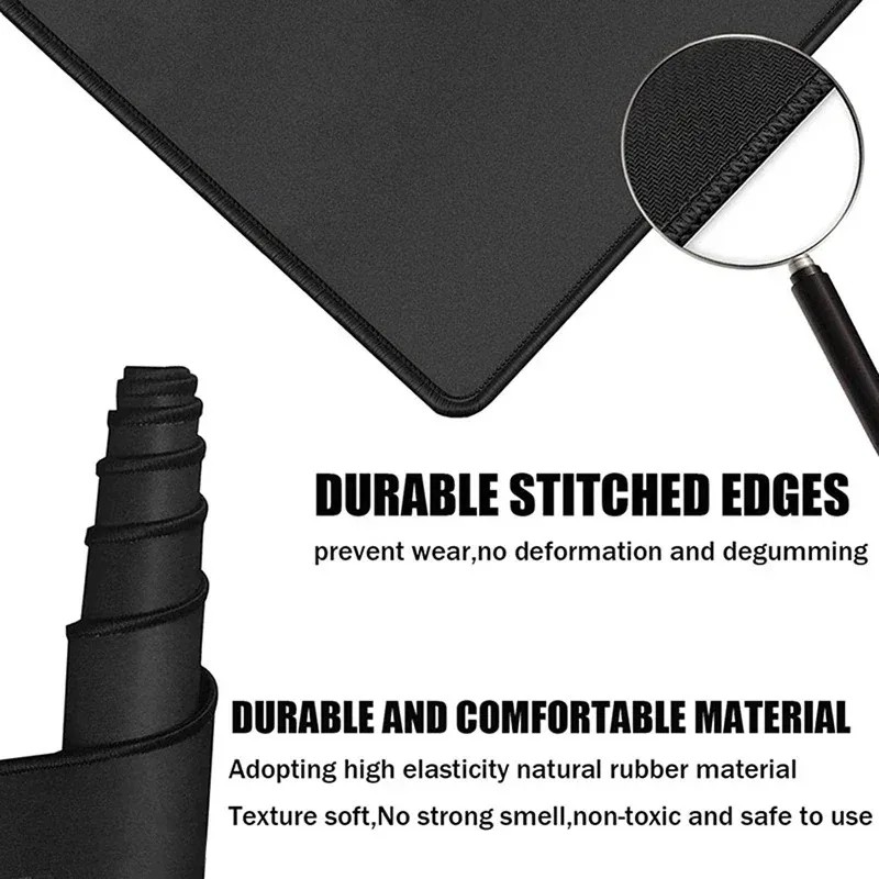 White Large Mouse Pad Carpet S - Gaming Accessories White recension och pris