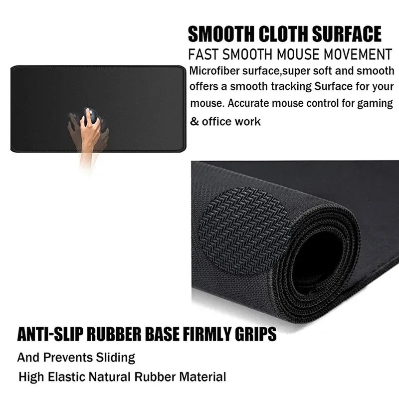 White Large Mouse Pad Carpet S - Gaming Accessories White recension och pris