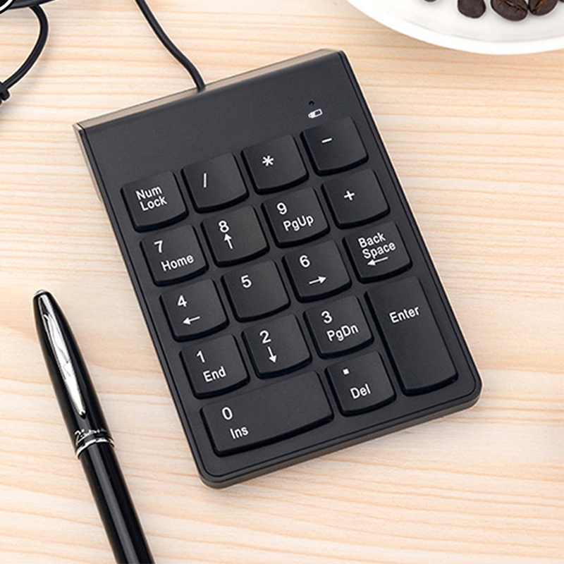 18 Keys USB Wire Numeric Keypa - Keyboard Numpad Separate recension och pris