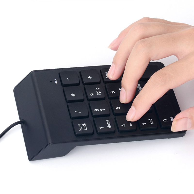 18 Keys USB Wire Numeric Keypa - Keyboard Numpad Separate recension och pris