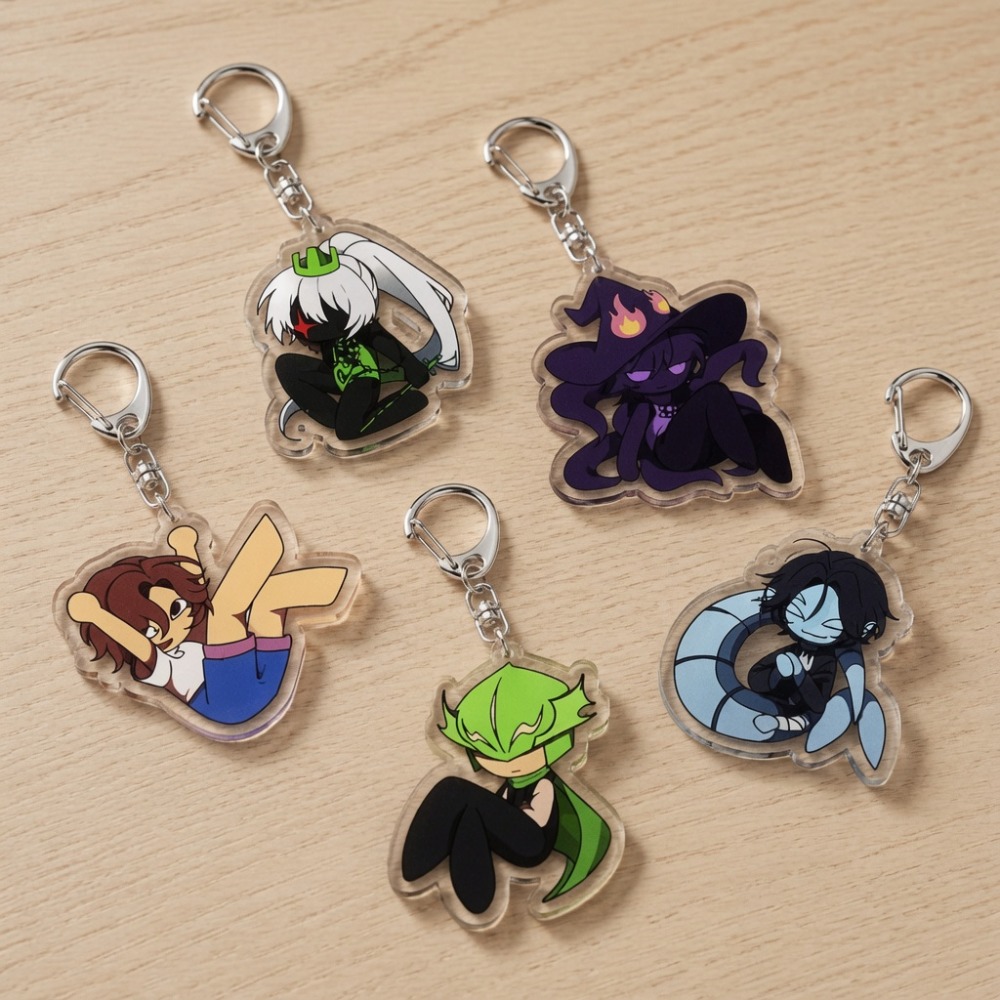 Cute Cartoon Chibi Keychains A - Gaming Accessories Bag recension och pris
