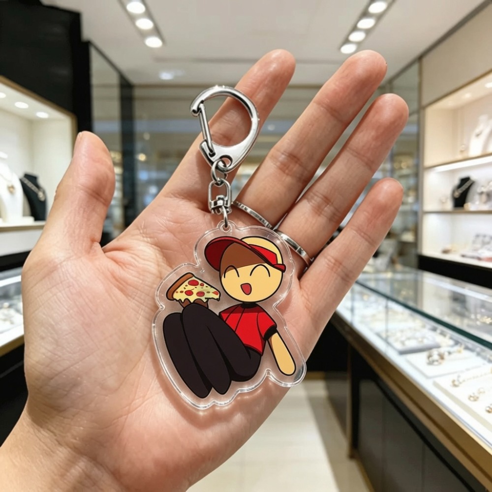 Cute Cartoon Chibi Keychains A - Gaming Accessories Bag recension och pris