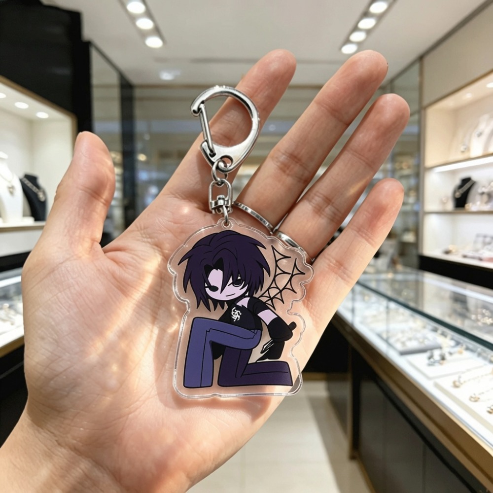 Cute Cartoon Chibi Keychains A - Gaming Accessories Bag recension och pris