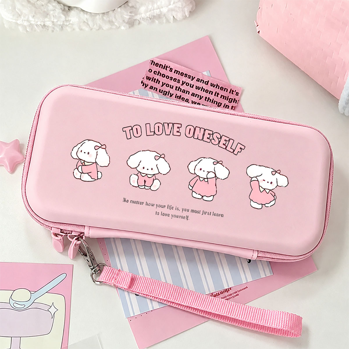 Macaron Color Hard Storage Bag - Gaming Accessories Bag recension och pris