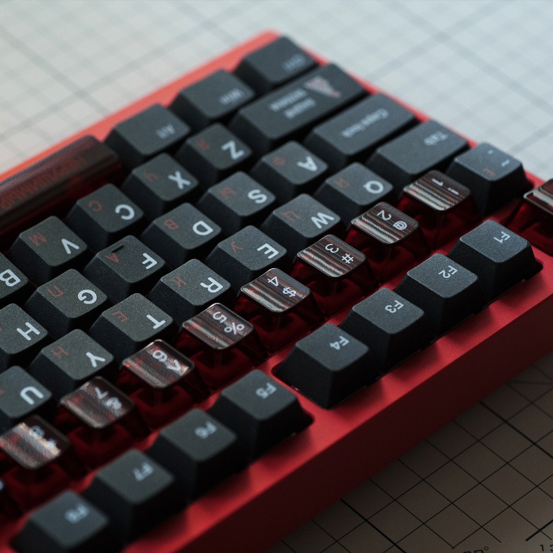 Soviet Black Theme Keycaps Set - Gaming Accessories To Gift recension och pris