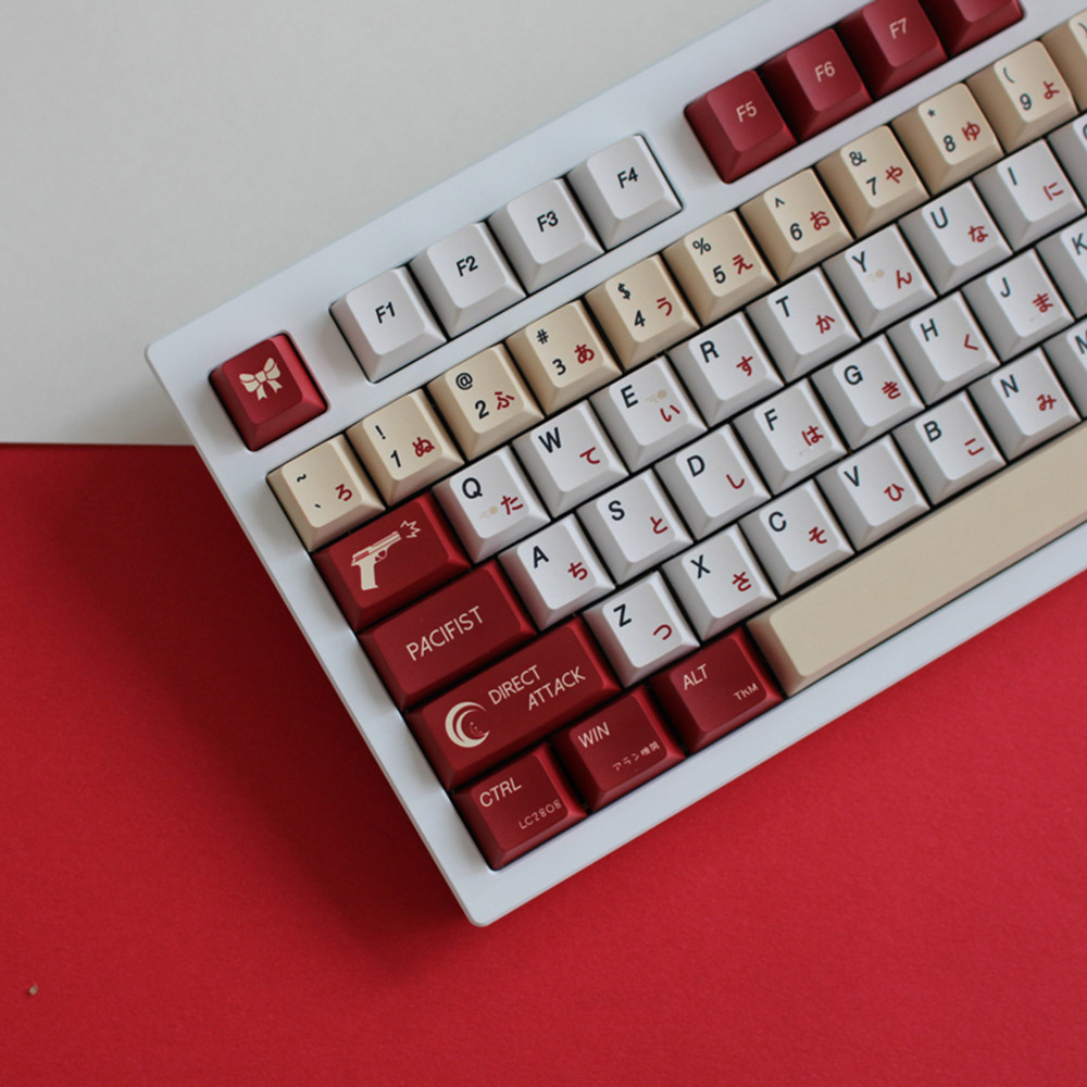 Lycoris Recoil Anime PBT Keyca - Gaming Accessories White recension och pris